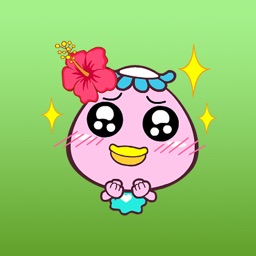 Dora the pink kappa girl stickers