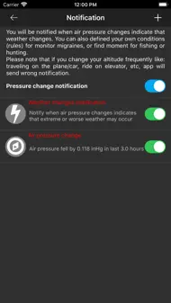 Barometer Plus iphone bilder 2