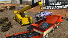 monster car crusher crane: garbage truck simulator iphone screenshot 1
