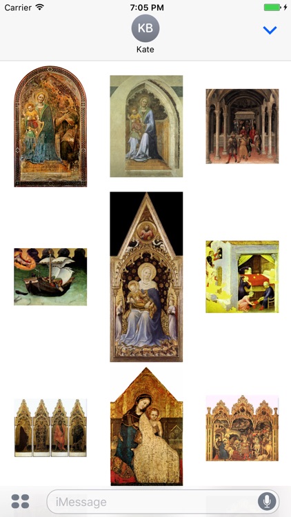 Gentile Da Fabriano Artworks Stickers