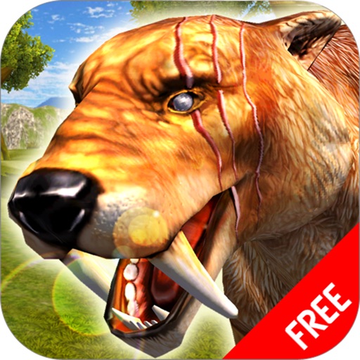 Sabertooth Tiger Survival Simulator : Wild Animals iOS App