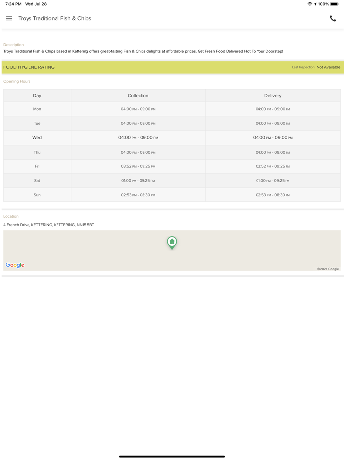 Troys Traditional Fish