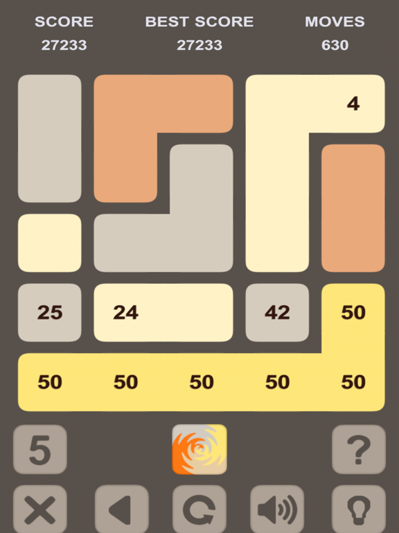 Blocks Numbers Puzzle iPad screenshot