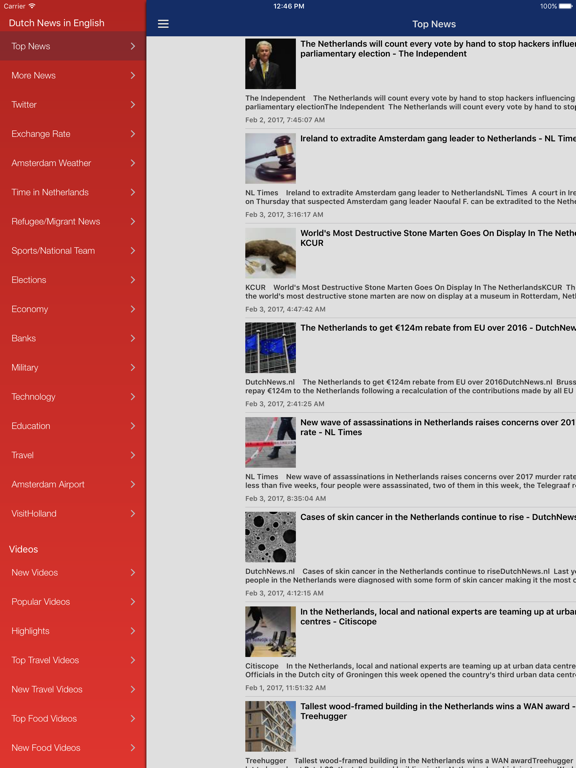 Screenshot #4 pour Dutch News in English