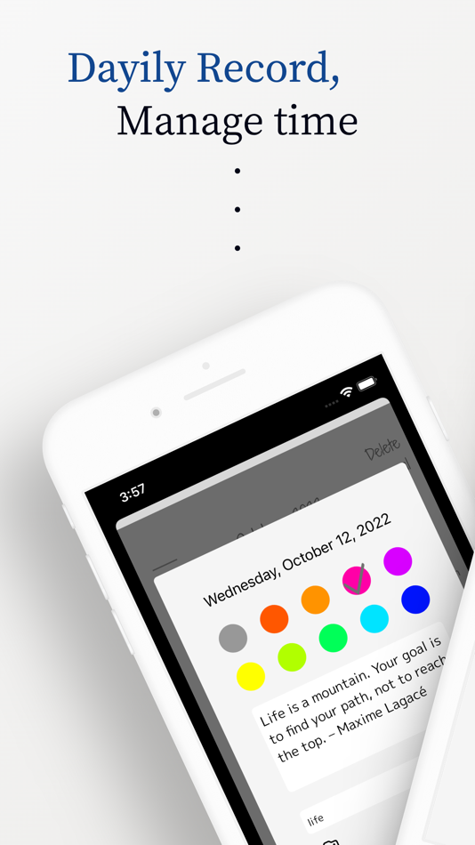 #1. Dots diary - daily routine (iOS) 由: Kim DongHwan