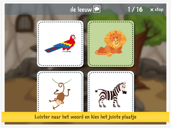 Kinderen Nederlands leren iPad app afbeelding 6