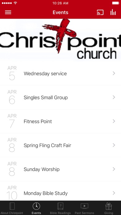 How to cancel & delete Christpoint Church of TN from iphone & ipad 2