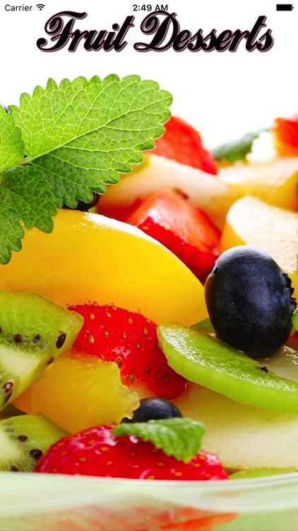 Fruit Desserts
