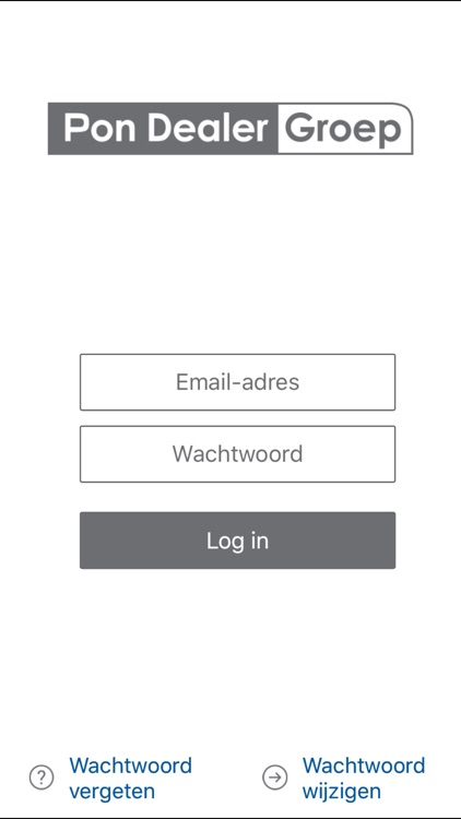 Pon Dealer Groep inruil app