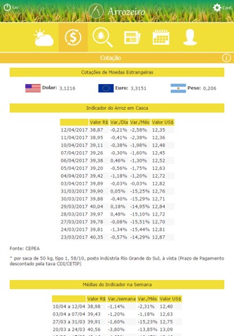 Arrozeiro screenshot 2