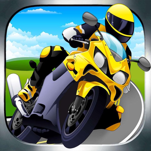 Offroad Moto Rider Icon