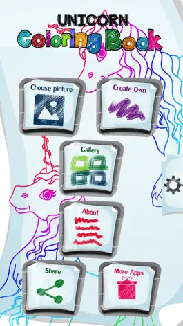 Game screenshot Unicorn Coloring Book mod apk
