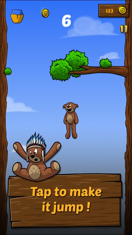 Teddy Jump : The bounding bear