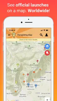paragliding map iphone screenshot 1