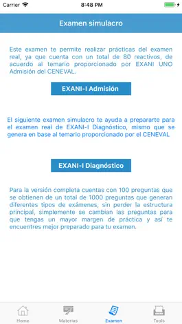 Game screenshot Mi guia Exani Uno Pro hack
