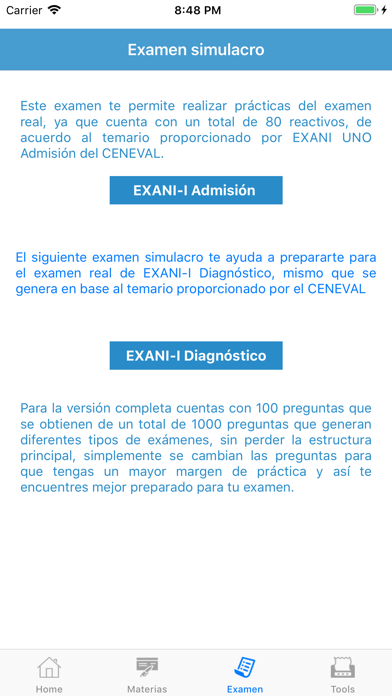 Mi guia Exani Uno Pro Screenshot
