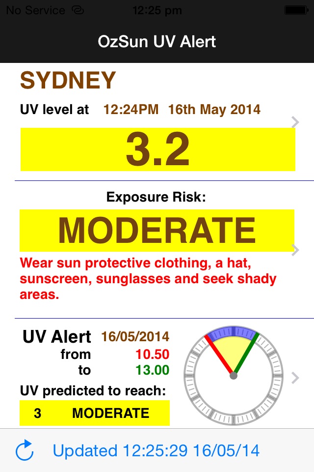 OzSun UV Alert screenshot 4