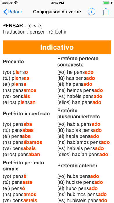 El Conjugador Screenshot