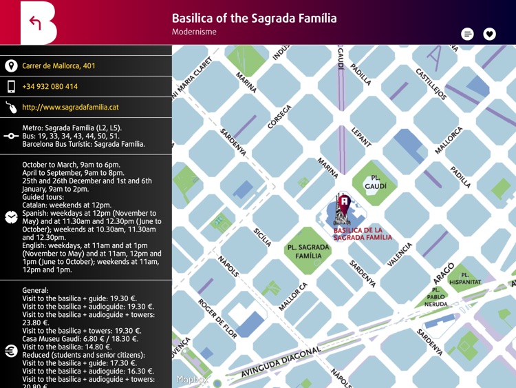 Barcelona Official Guide iPad. The city of Gaudí screenshot-4