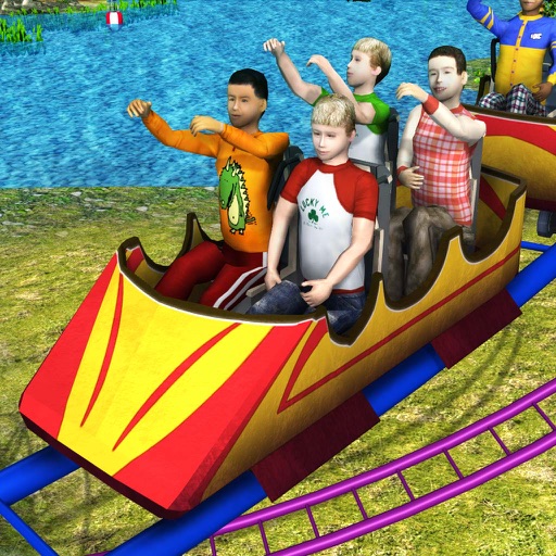 Theme Park Roller Coaster Ride