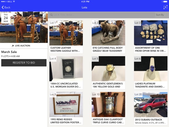Screenshot #5 pour Lightning Auctions