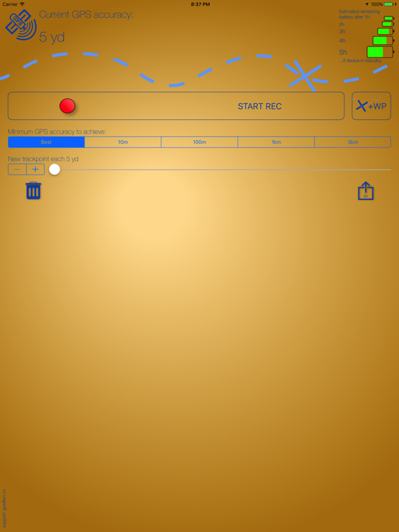 Screenshot #4 pour GPX Recorder - GPS Tracker for outdoor activities