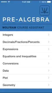 wolfram pre-algebra course assistant iphone screenshot 1