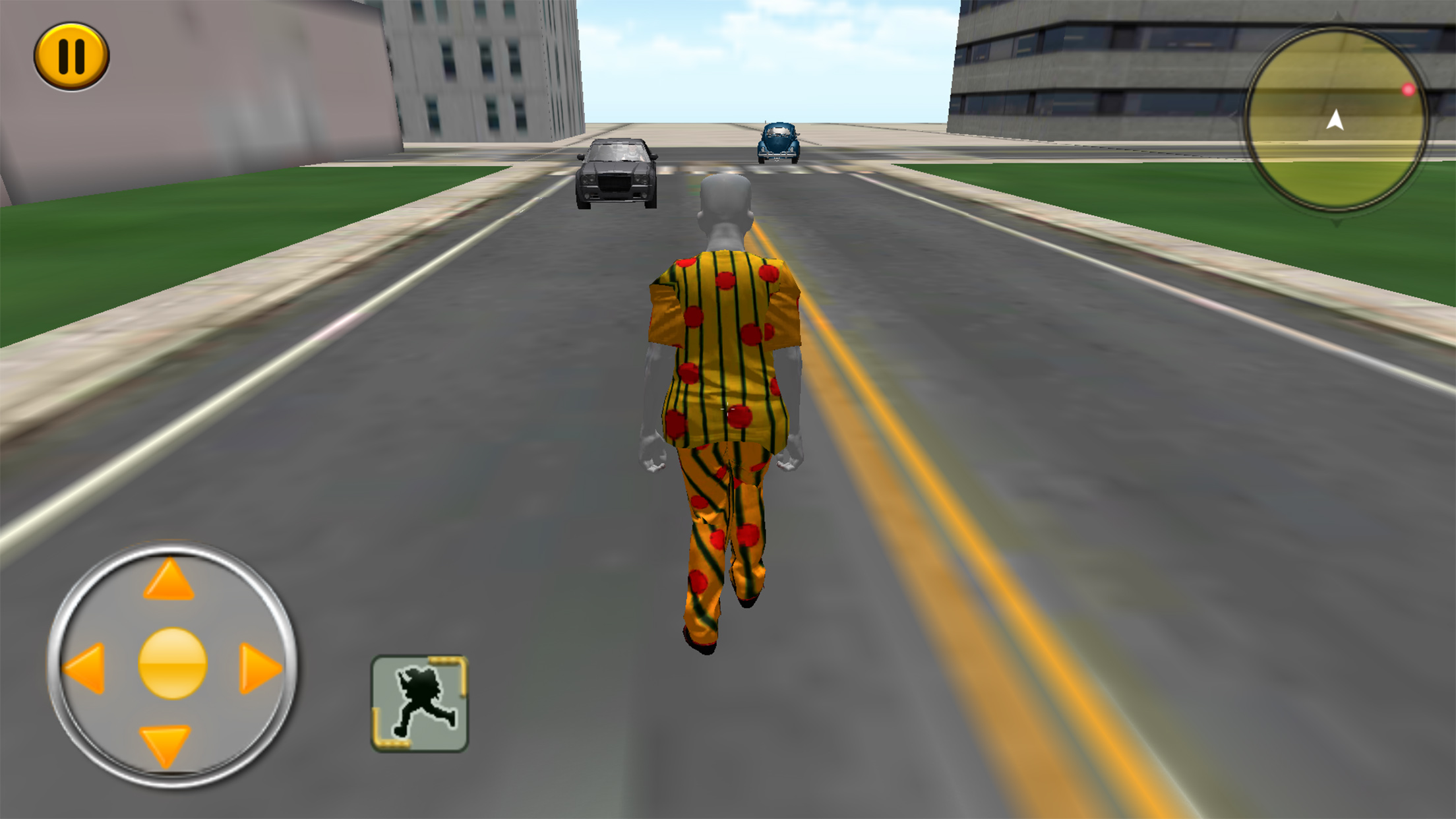 Scary Clown Gangster Attack