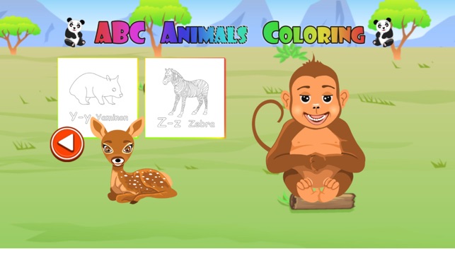 ABC Animals Coloring Pages for Kids -Modern Family(圖5)-速報App
