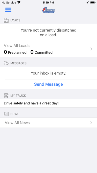 Screenshot 1 of Andrus Mobile App