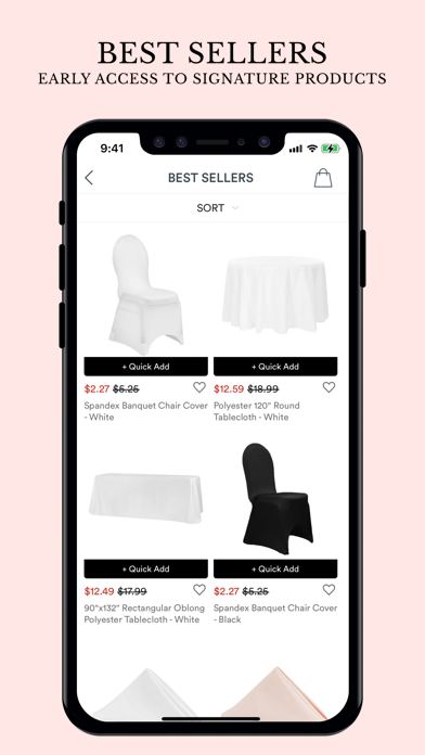 CV Linens Screenshot