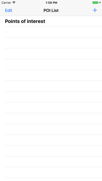 Screenshot #1 pour POI List