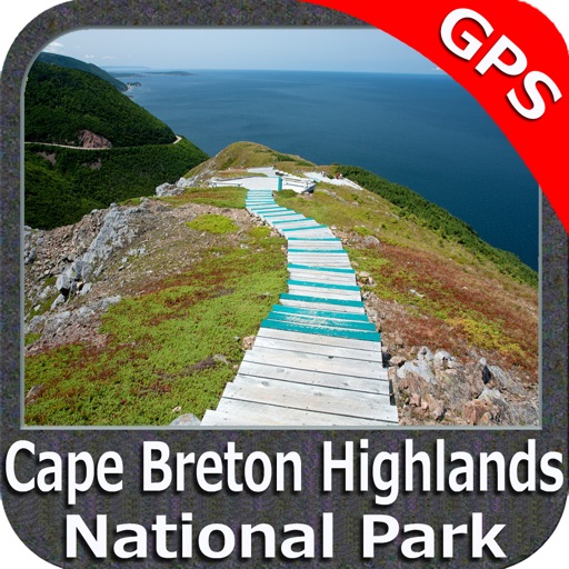 Cape Breton Highlands NP GPS charts Navigator