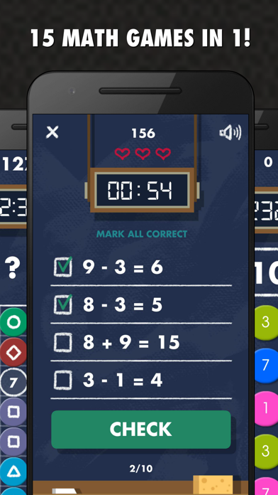 Math Games (15 games in 1) Screenshot