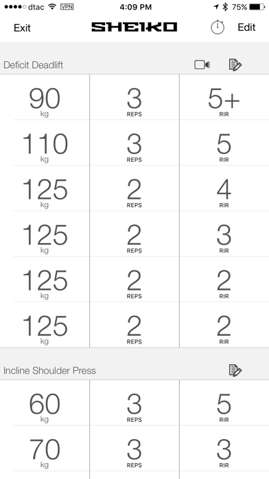 Screenshot #2 pour Sheiko - Workout Routines