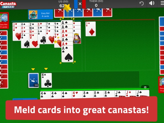 Canasta Jogatina: Card Games iPad app afbeelding 1