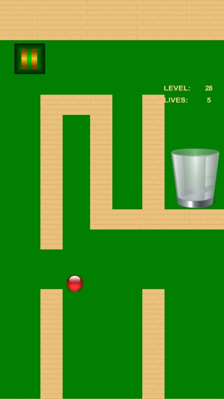 Red Crazy Ball screenshot 1