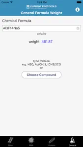 DNA/RNA/Protein and General Mol. Weight Calculator screenshot #4 for iPhone