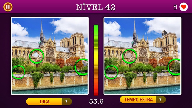 5 Diferenças ~ Quiz português grátis screenshot 3