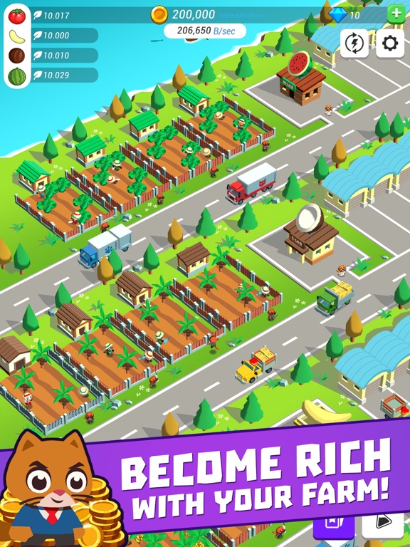 Screenshot #2 for Super Idle Cats - Farm Tycoon