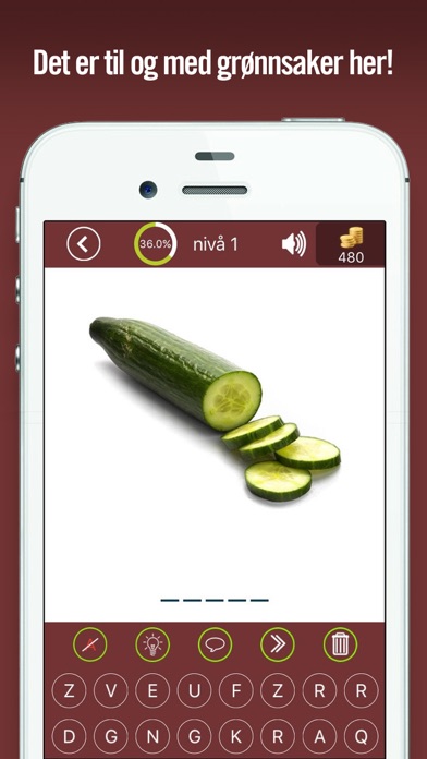 Bare Barnemat - Mat Quiz For De Yngste iPhone screenshot