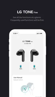 lg tone free iphone screenshot 1