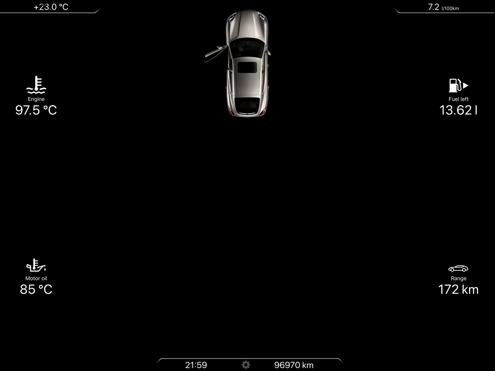 VAG Virtual Cockpit ELM327 OBD ipad screenshot 2