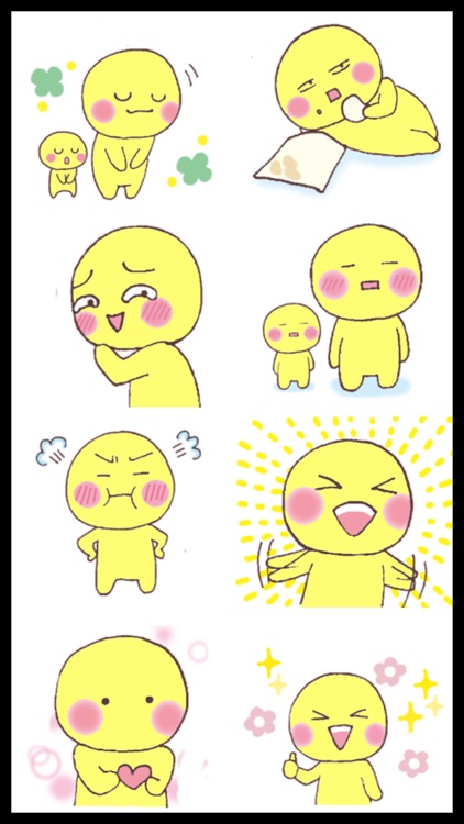 Funny Yellow Man Stickers
