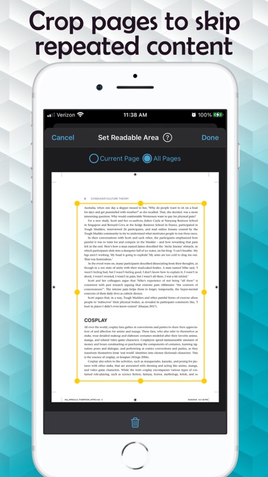 Text to Speech PDF Reader Screenshot