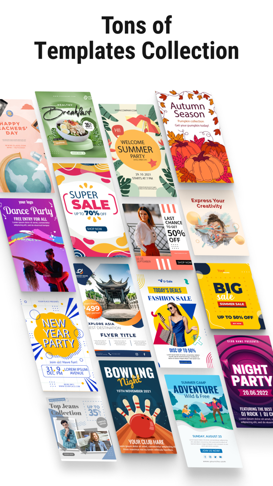 #10. Flyer Maker - Make a Poster (iOS) 由: SECURE SOFT LTD.