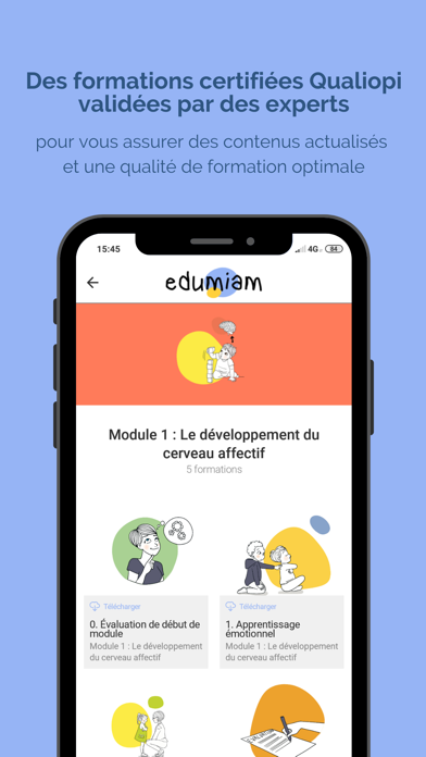 Vos formations Petite enfance Screenshot