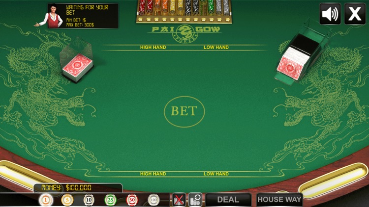 Pai gow poker memory