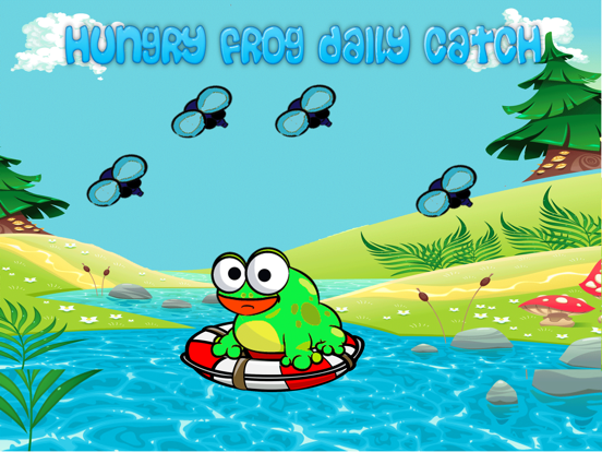 Hungry Frog Catch Fly iPad screenshot
