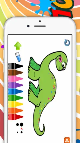 Game screenshot Dino Saurs Coloring Book For Kids mod apk